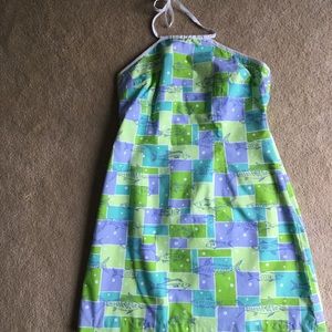EUC Lilly Pulitzer halter dress size 6